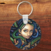 「メドゥーサポートレート」キーチェーン キーホルダー (正面)