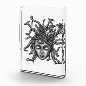 メドゥーサ像、ギリシャ彫刻、神話 フォトブロック (右)