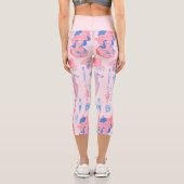 メドゥーサ古代ギリシャの美的ピンク カプリレギンス (裏面)