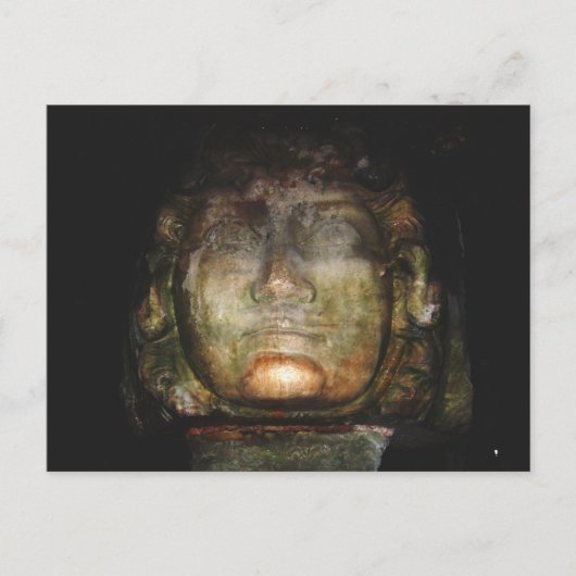 メドゥーサ彫刻 ポストカード (正面)