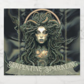 メドゥーサ注視 スパークリングワインラベル (シングルラベル)