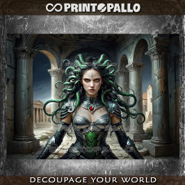 メドゥーサ神話：ポセイドンが支払う時間 薄葉紙