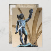 メドゥーサ頭のperseus ポストカード (正面/裏面)