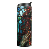 メドゥーサ – ステンドグラス窓ティファニースタイル タンブラー (回転左)