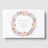 メドウの野の花の結婚式 ゲストブック (正面)