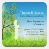 メドウウォークドゥラ助産師プロモーション スクエアシール (正面)