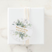 メドウグリーンと金ゴールド結婚植物学 | フェイバータグ (インサイチュ)