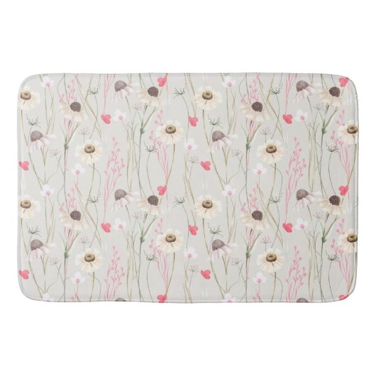 メドウコテージカントリープリント バスマット (正面)