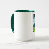 メドウズは私の幸せな場所マグカップ マグカップ (正面左)