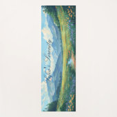 メドウズマウンテンズアンドフラワーズ自然セレニティ ヨガマット (正面)