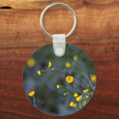 メドウバターカップ(Ranunculus Acris)花 キーホルダー (正面)