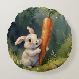 メドウバニーの夢お洒落：丸い枕 ラウンドクッション