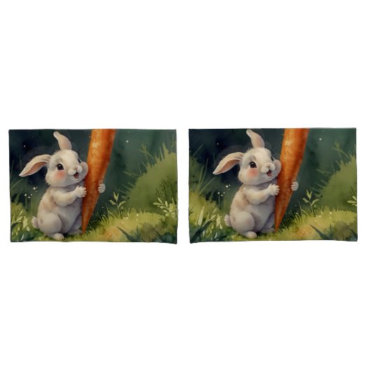 メドウバニーの夢：ピローお洒落ケース 枕カバー (フロントセット)