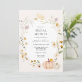 メドウフィールドカボチャブライダルシャワー 招待状 (スタンド正面)