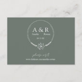 メドウフラワーズシロッコグリーン結婚ズ詳細 エンクロージャーカード (裏面)