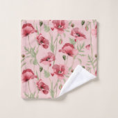 メドウフラワーズプリントカントリーハウス バスタオルセット (ウォッシュタオル)