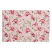 メドウフラワーズプリントカントリーハウス 枕カバー (裏面-左)