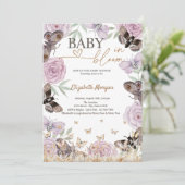 メドウフラワーズ蝶ベビーイン開花 招待状 (スタンド正面)