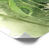 メドウフリティラーバタフライアートプリントポスター ポスター (角)