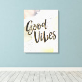 メドウブリーズIII | Good Vibes キャンバスプリント (インサイチュ (ウッドフロア))