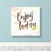 メドウブリーズIV |楽しむ今日 キャンバスプリント (インサイチュ (ウッドフロア))