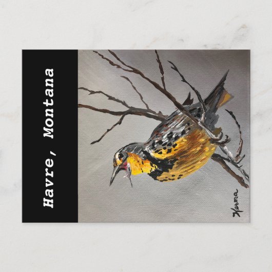 メドウラルクのはがき ポストカード (正面)