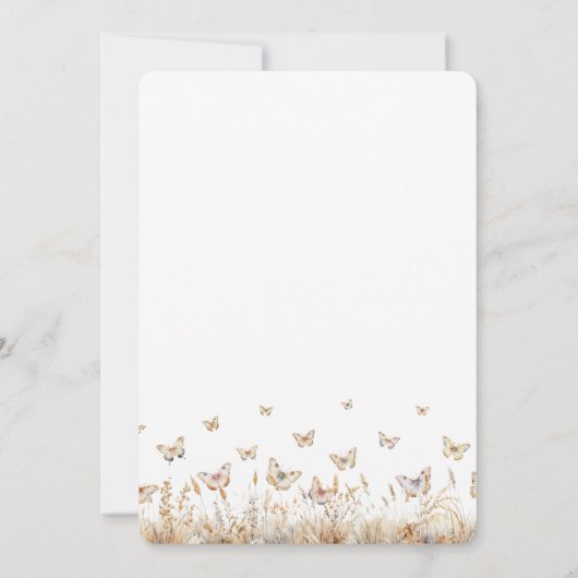 メドウワイルドフラワー蝶マザーズデイブランチ 招待状 (裏面)