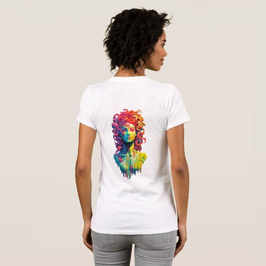 メドサカラフル Tシャツ (裏面フル)