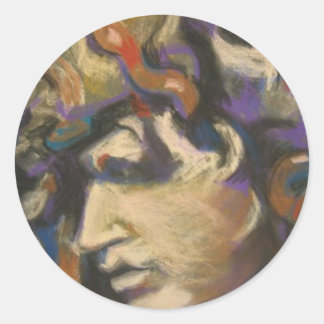 メドサモダンステッカー ラウンドシール