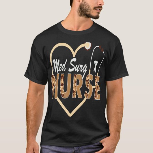 メドサーグナースレオパードナース週間の感謝ニュー Tシャツ (正面)
