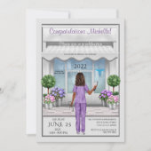 メドスクールグラードナースグラッドメス招待状 招待状 (正面)