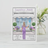 メドスクールグラードナースグラッドメス招待状 招待状 (スタンド正面)