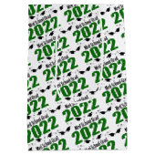 メドスクールグラード2022卒業抱き枕（緑） ミディアムペーパーバッグ (裏面)