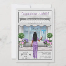 メドスクール卒業式ヒスパニックアフリカ招待状