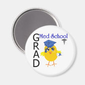 メドスクール卒業 マグネット (正面/裏面)