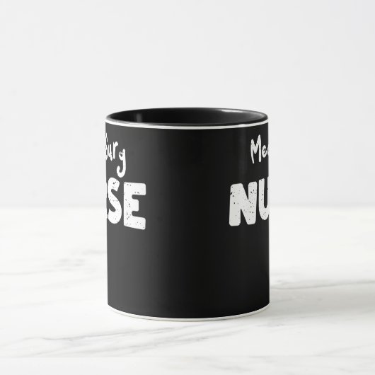 メドスールメドスールナースナースことわざ  マグカップ (中央)