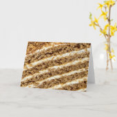 メドビックケーキ抽象芸術 カード (黄色い花)