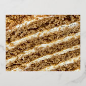 メドビックケーキ抽象芸術 箔シーズンポストカード (正面)