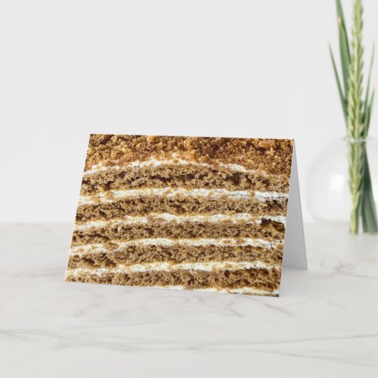 メドビックハニーケーキ抽象芸術 カード (正面)