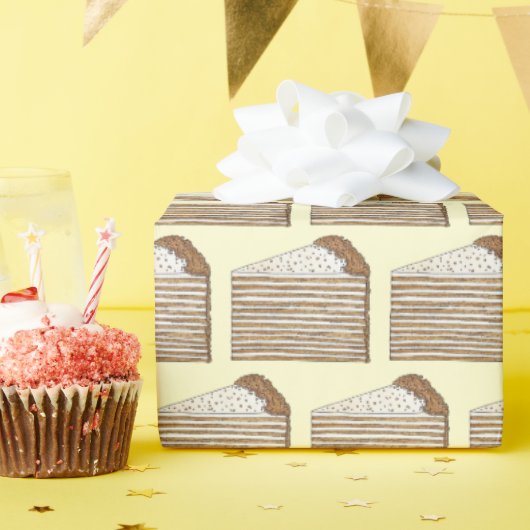 メドビックメディヴニクロシアのウクライナハニーケーキフード ラッピングペーパー (誕生日パーティー)