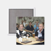 メドベージェフとプーチンパーティー マグネット (正面/裏面)