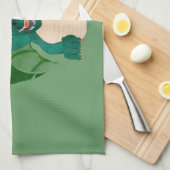 メドルNot - Dragon おもしろい キッチンタオル (四つ折り)