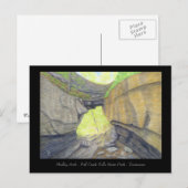 メドレアーチナチュラルブリッジ – アパラチア美術カード ポストカード (正面/裏面)