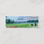 メドロシアのウズ スキニー名刺 (裏面)