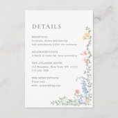 メドーパステルフランスのバラ結婚ズ詳細 エンクロージャーカード (正面)