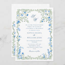 メドーパステルフランスのバラ結婚フローラ 招待状