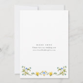 メドーパステルフランスのバラ結婚フローラ 招待状 (裏面)