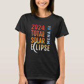 メナアーカンソー太陽のスAR皆既食2024 5 Tシャツ (正面)
