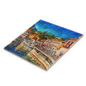 メナッジョonコモ湖，イタリア タイル (側面)