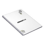 メナトックスロゴ入りの本 ノートブック (右側)